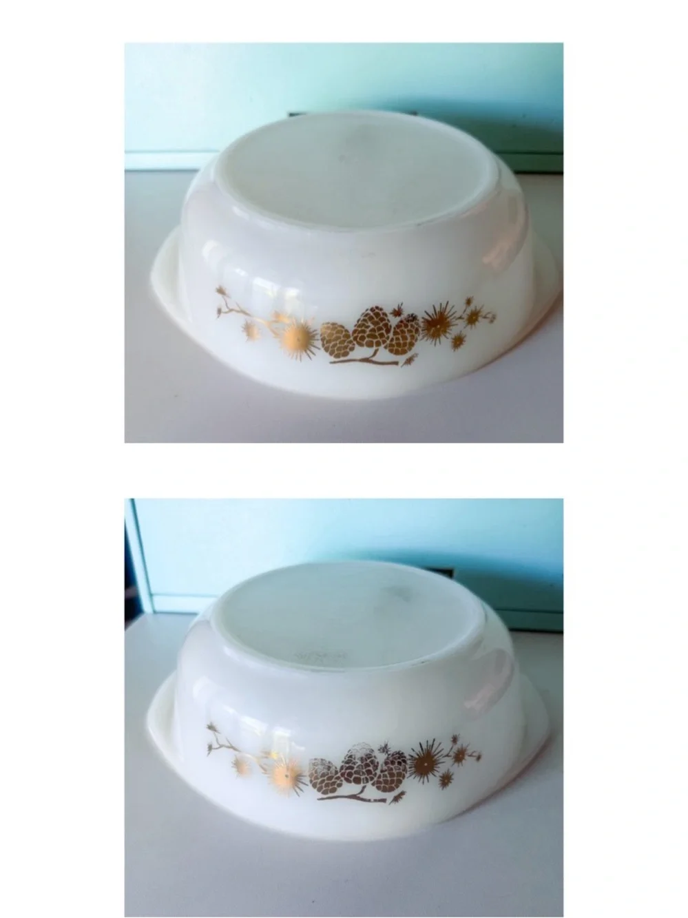 AGEE Pyrex Golden Pine Round Casserole Lid Vintage Australian CR 300 | 3 Pint